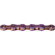 Kmc x12 Ti-N gewachste Kette 1 2 x 11 128 126gl blau