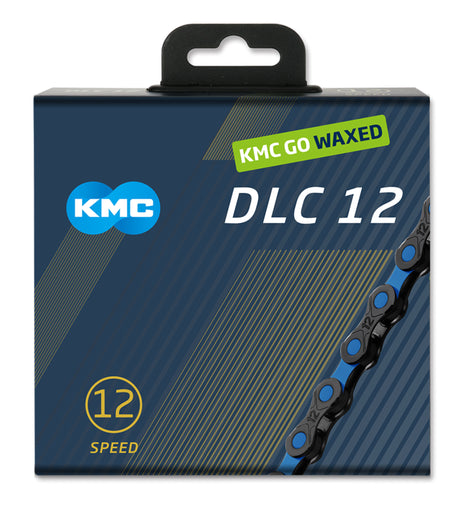Kmc Kette DCL12 gewachst 12-fach 126 Glieder schwarz blau inkl. fehlender Link