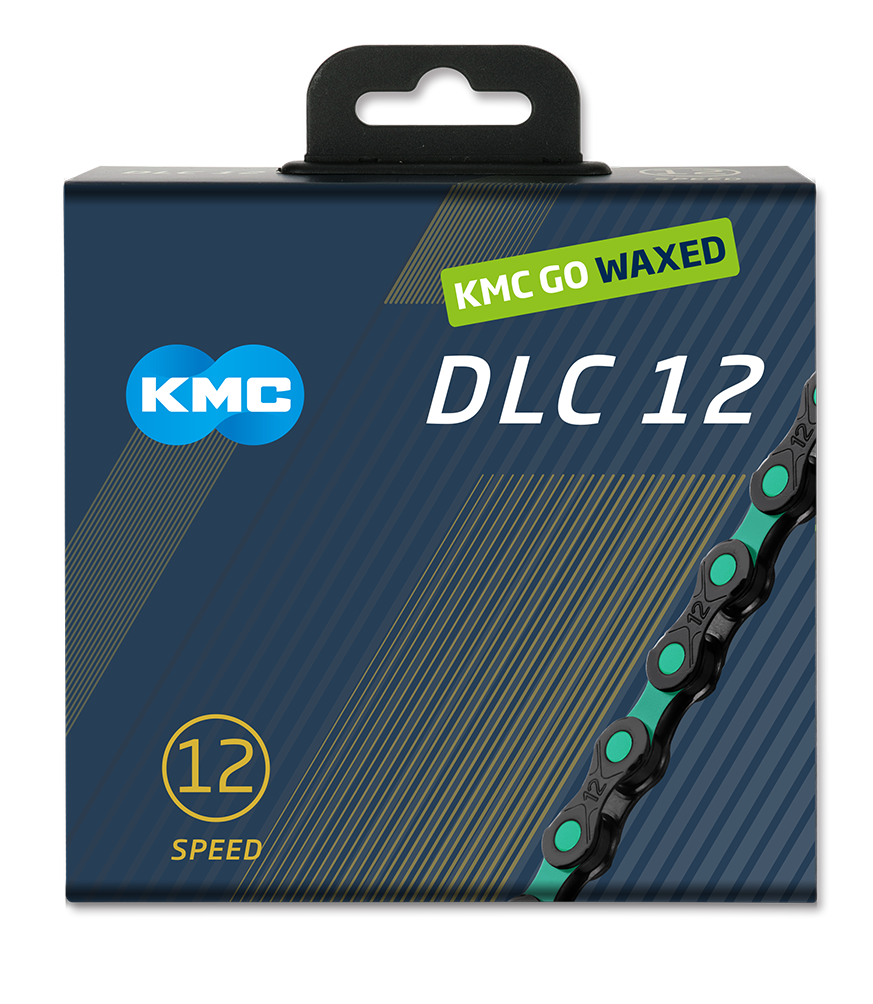 KMC-Kette dlc12 schwarz celeste 126s gewachst