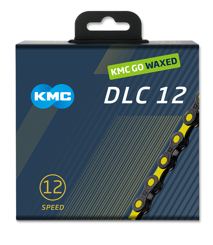 KMC-Kette dlc12 schwarz gelb 126s gewachst