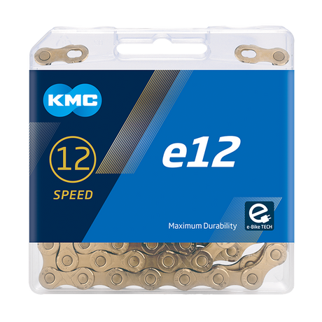 Kmc e12 ti-n gold 130-glides 12-Gang-E-Bike