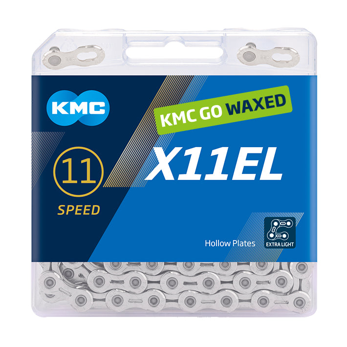 Kmc Ketten x11el Sëlwer 118s gewéckelt