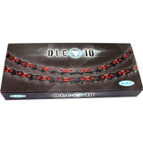 KMC DLC 10 116 Schakels Red -Black Bicycle Chain