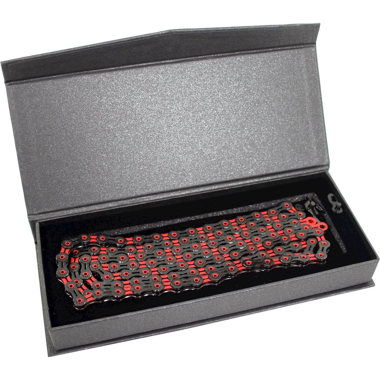 KMC DLC 10 116 Schakels Red -Black Bicycle Chain