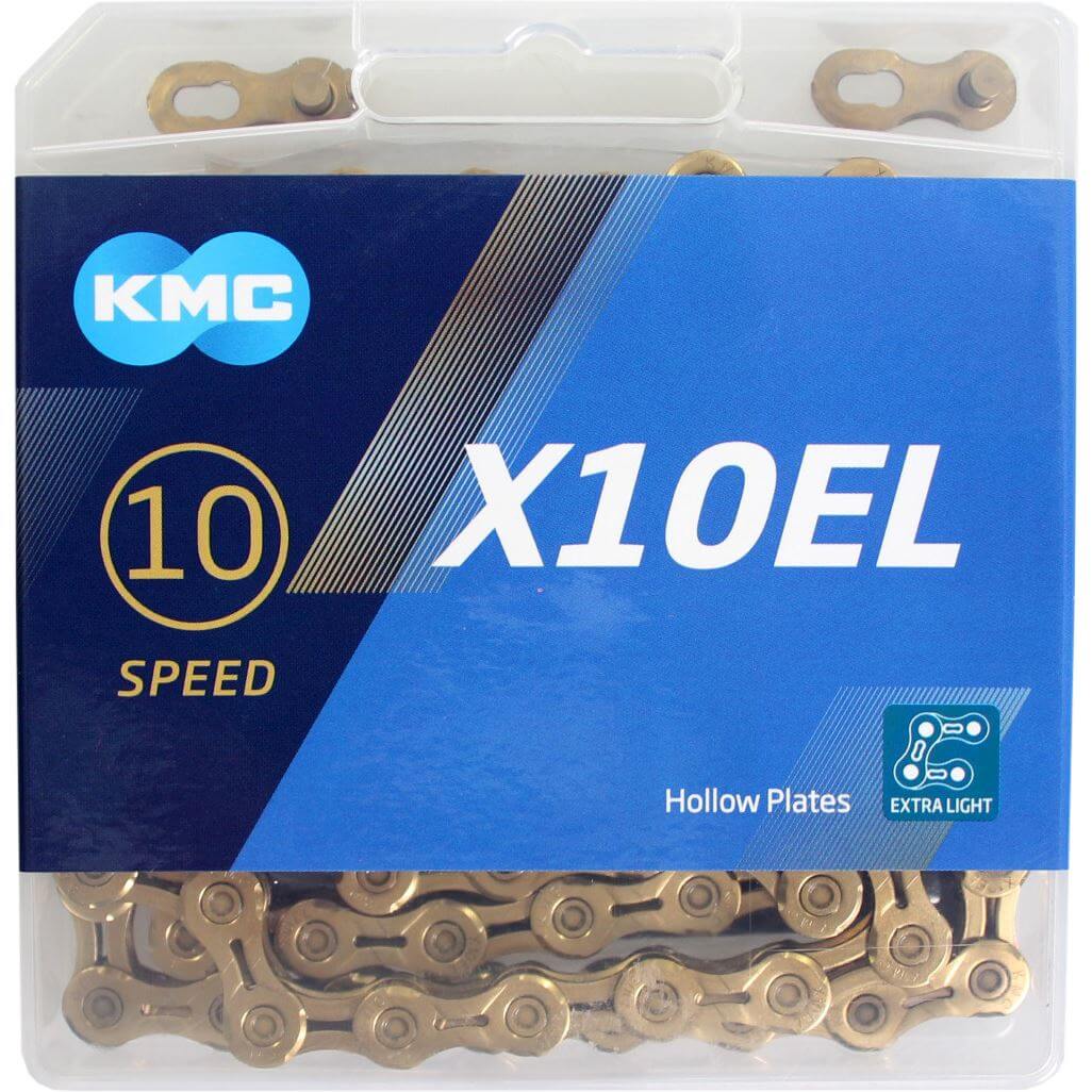 KMC X10EL GOLD TI-N à 10 vitesses chaîne de vélos