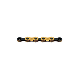 KMC-Fahrradkette X12 Ti-N Gold Black 126 Schakels