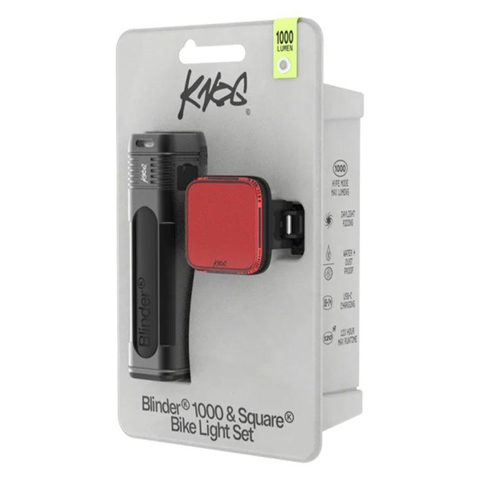 Knog Blinder Pro 1000 Blinder hinten – quadratisch