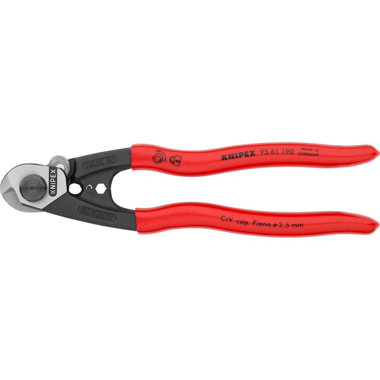 KNIPEX Steel wire scissors 9561190