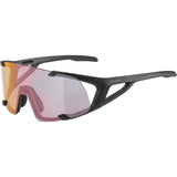 Alpina Bril Hawkeye S Qv Schwarze Mat Rainbow Mirr.Cat.1-3