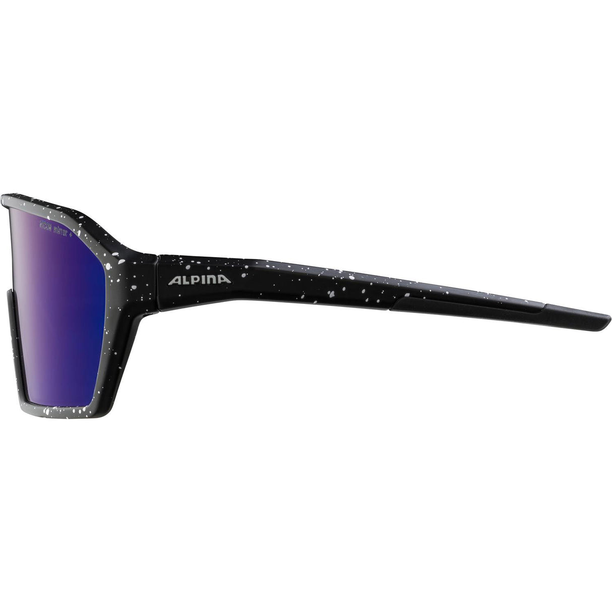 Alpina Sports Sportbrille Ram Q-Lite Blue Mirror Lens Schwarz