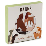 Barks Dog-Set mit 4 Untersetzern