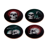 Gothica-Set mit 4 Untersetzern