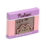 Pusheen die Katze, Set mit 4 geformten Untersetzern