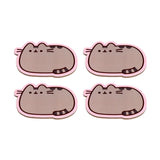 Pusheen die Katze, Set mit 4 geformten Untersetzern
