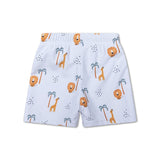 Dschungel | Mehrfarbige UV-Schwimmboxershorts für Jungen