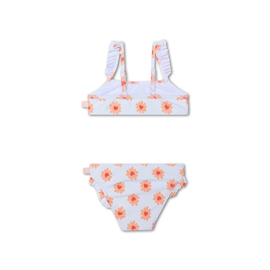 Blumenliebe | Mehrfarbiger UV-Bikini für Mädchen