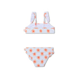 Blumenliebe | Mehrfarbiger UV-Bikini für Mädchen