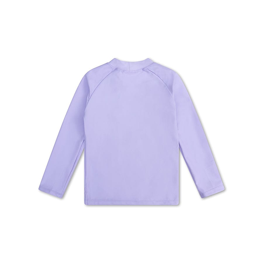 Reine Töne | Lila UV-Badeshirt mit langen Ärmeln