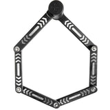 Kryptonite Faltschloss mit Halter Kryptolok 85 cm Stahl schwarz