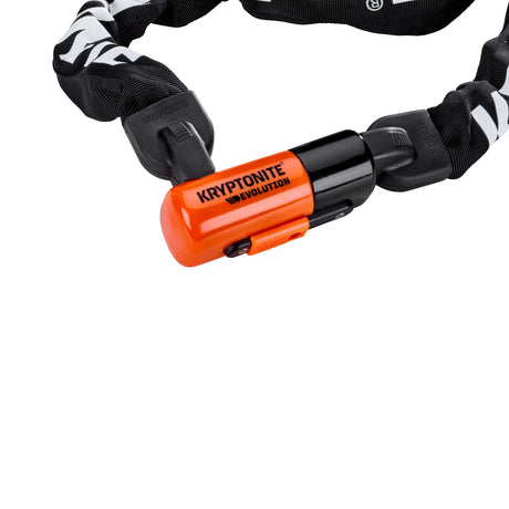 Kryptonite Evolution 1012 Kette mit integriertem Schloss – Art-3 Kettenschloss Fahrrad – Fahrradschlosskette Elektrofahrrad – 120 cm – Stahl – Schwarz