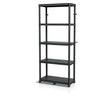 Prosperplast stackaro massief rek kss75l5 zwart