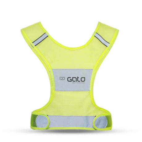Gato x vest reflektierend neon gelb groß