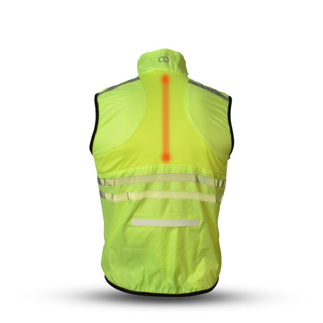 GATO Wind Breaker Mesh Weste USB LED neeonge Größe s