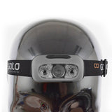 Lampada del casco principale superata USB Grey ONE-DEGLIO