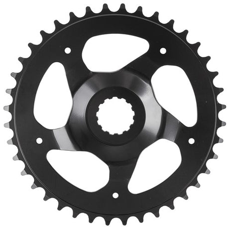 Messinglager Samox E-Bike Kettenblatt Bosch Gen3 38t 47 mm. Stahl schwarz