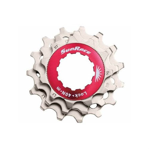 Shimano Sunrice -Stütze mit Kränzen 10 V 11 13 15t Silber