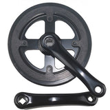 Lasco Kurbelgarnitur 32t 140mm doppelte Schutzkante schwarz