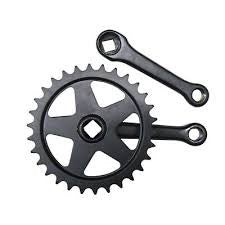 Kurbelgarnitur 36t 125mm schwarz