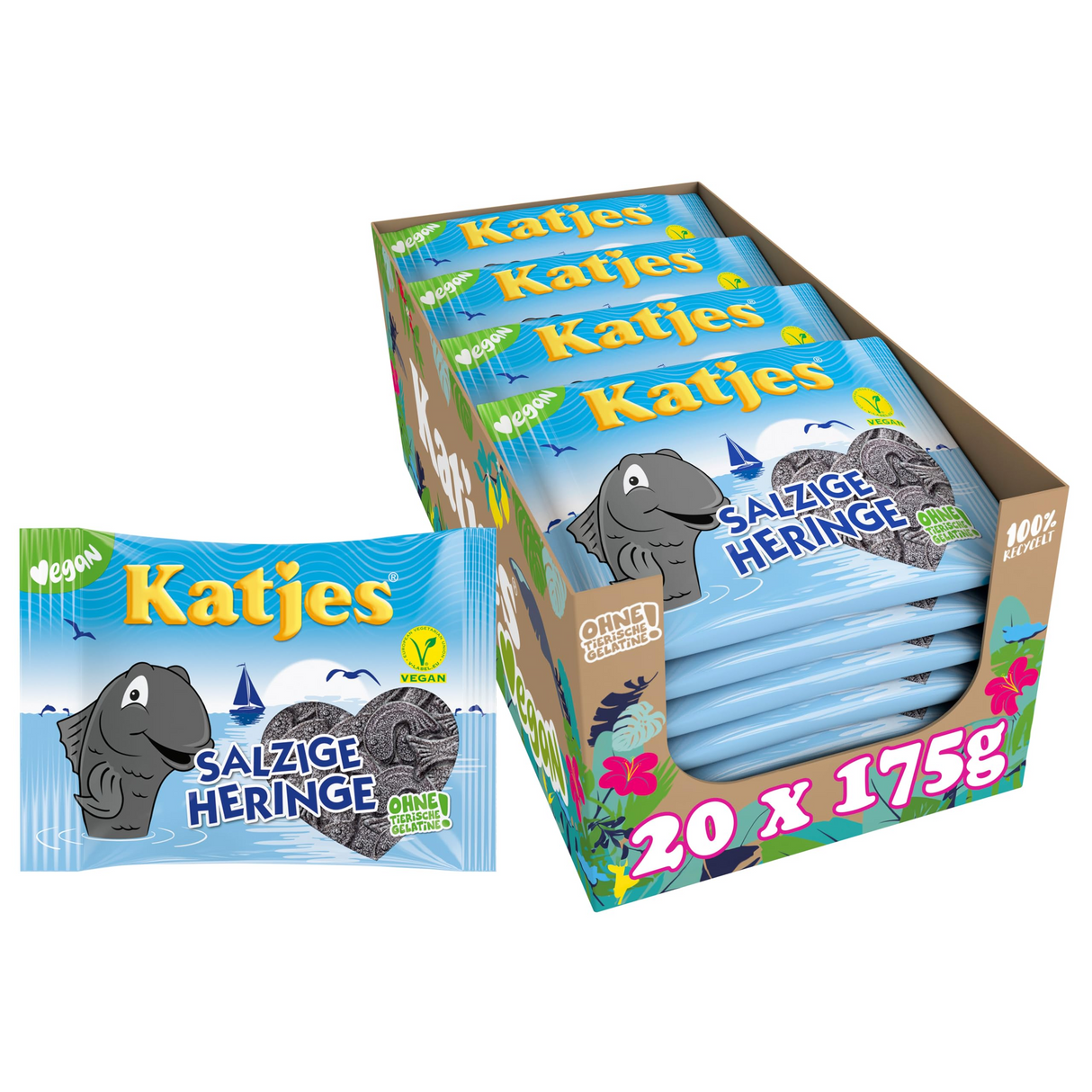 Katjes salzige Heringe (20x 175g)