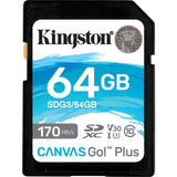 Kingston Canvas gehen! Plus SDXC 64 GB