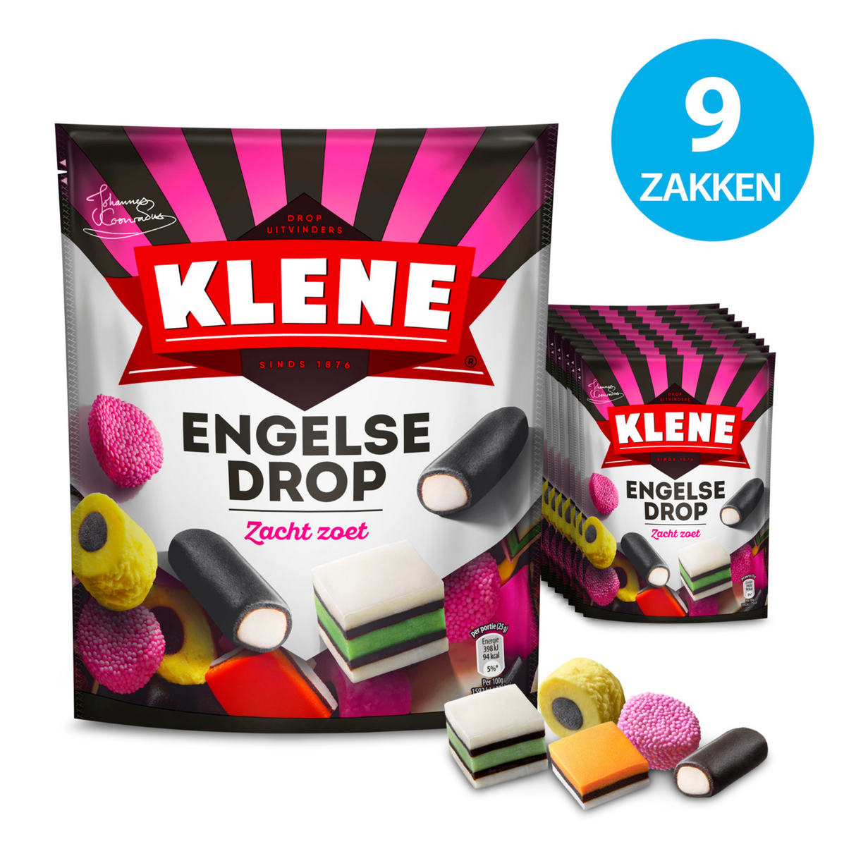 Klene Englischer Lakritzbeutel (9x 270gr)
