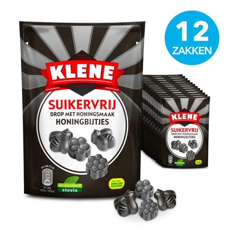Klene zuckerfreie Honigbienen (12x 110gr)
