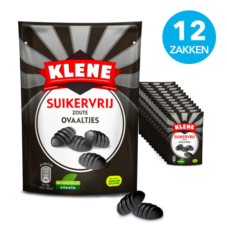 Klene salzige Ovale ohne Zucker (12x 110gr)