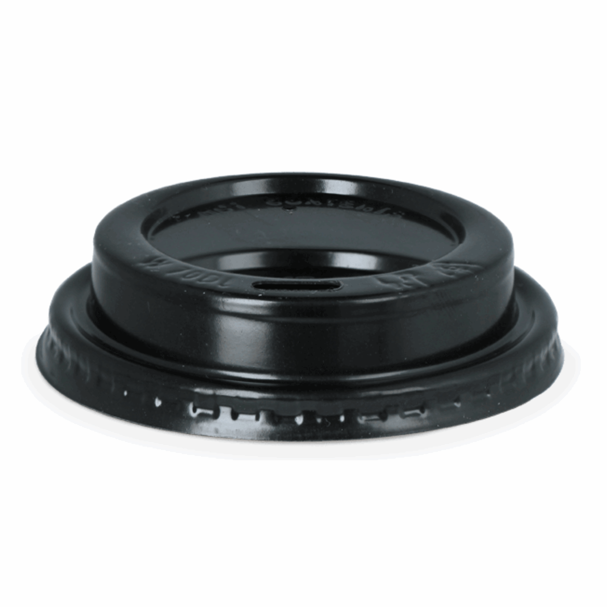 Koffiebeker deksels to go zwart 70mm (100 stuks)