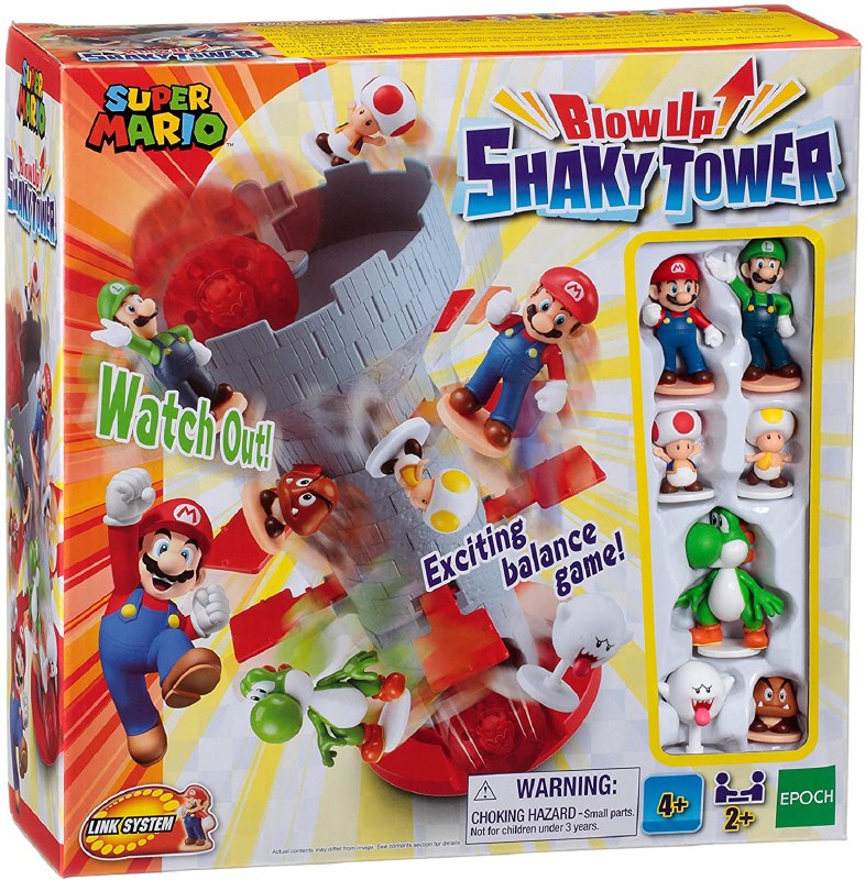 Epoch Super Mario explodiert! wackeliger Turm – ein Kinderspiel
