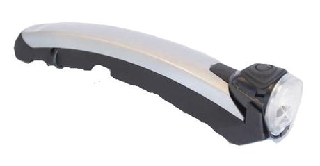 Scheinwerfer Gazelle Fenderlight V2 Hub Dynamo - Silberschwarz