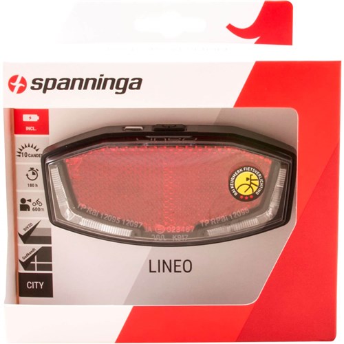 Spanninga Hecklicht Lineo XB Akku 50 80 mm