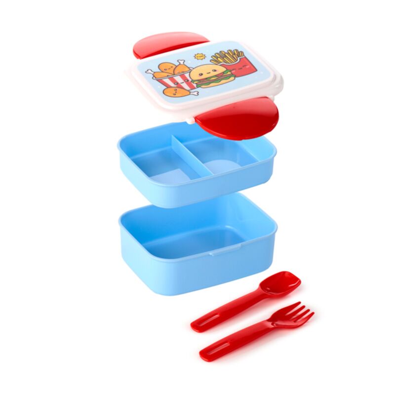 Foodiemals Clip Bento Box Lunchbox Besteck