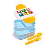 Union Peanuts Snoopy Woodstock Clip Bento Box Lunchbox Besteck