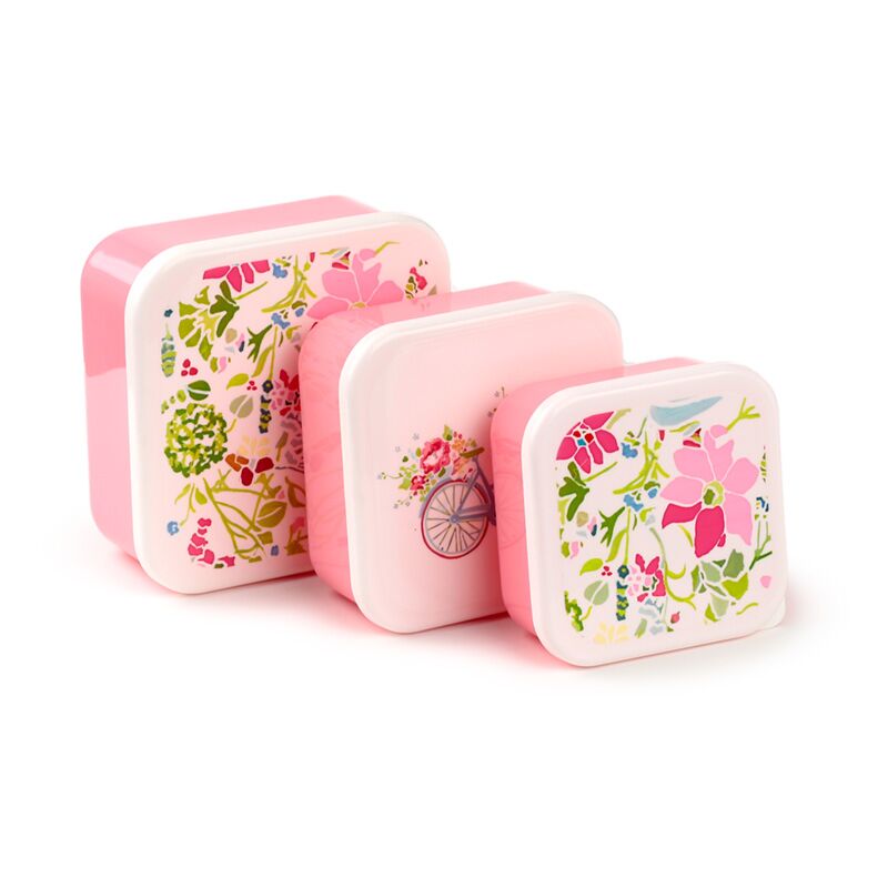 Set 3 Lunchbox M L XL – Julie Dodsworth Pink Botanical