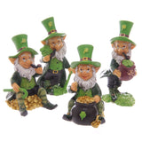 Irische Glückskobold-Miniaturfiguren, 9–11 cm