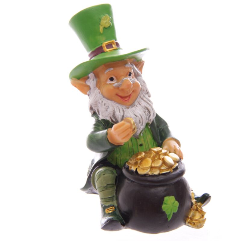 Irische Glückskobold-Miniaturfiguren, 9–11 cm