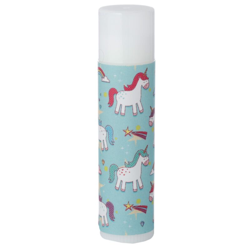 Regenbogen-Einhorn-Lippenbalsamstift – Zuckerwatte