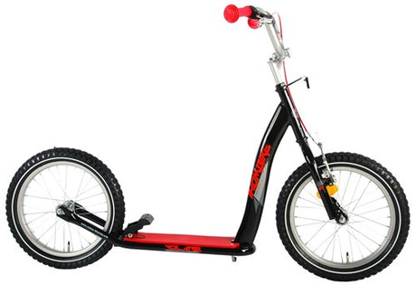 Volare -Schritt - Jungen und Mädchen - 16 Zoll - schwarz rot