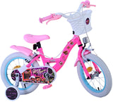 Volare Puppen-Kinderfahrrad – Mädchen – 14 Zoll – rosa – zwei Handbremsen