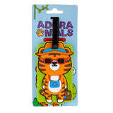 Alfie der Tiger, adoramals wilder PVC-Kofferanhänger